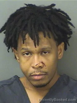 Mugshot of DEANDRE LEON BANKS booked in Palm Beach County, Florida on June 21, 2026