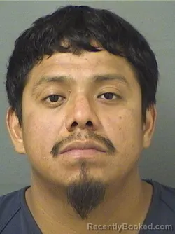 Mugshot of ROBERTO JESUS PALMAGARCIA booked in Palm Beach County, Florida on June 21, 2026
