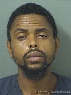 Mugshot of JOSHUA SALEM SIMPSON booked in Palm Beach County, Florida on June 21, 2026