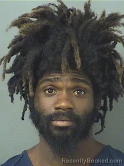 Mugshot of JAMAL MALIK CLAY booked in Palm Beach County, Florida on June 21, 2026