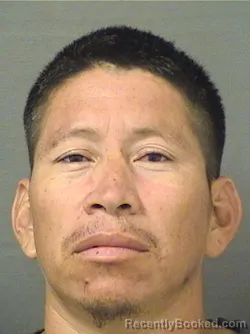 Mugshot of JOSE ROBERTO SILVESTREDELGADO booked in Palm Beach County, Florida on June 21, 2026