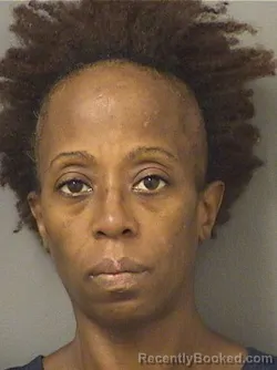 Mugshot of CHERICA BROWN booked in Palm Beach County, Florida on June 22, 2026