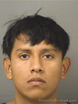 Mugshot of ABDIAS EZEQUIEL MOTATINAY booked in Palm Beach County, Florida on June 22, 2026
