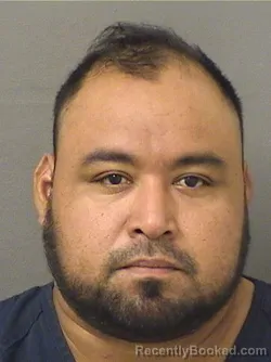 Mugshot of JAIME ADALI ALASESCALANTE booked in Palm Beach County, Florida on June 22, 2026