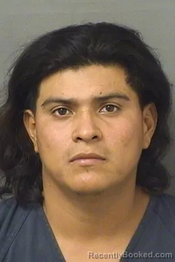 Mugshot of JOSE OBED GARCIA booked in Palm Beach County, Florida on June 22, 2026