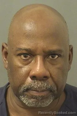 Mugshot of DEMETRIOUS JUANS BROWN booked in Palm Beach County, Florida on June 23, 2026