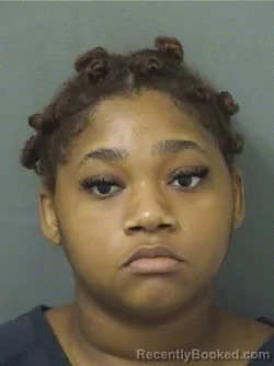 Mugshot of JADA JANAE DORVILUS booked in Palm Beach County, Florida on June 24, 2026