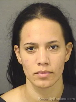 Mugshot of DAYANA DELACARIDAD RICARDOSANCHEZ booked in Palm Beach County, Florida on June 26, 2026