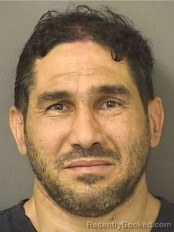 Mugshot of YASSER REYES booked in Palm Beach County, Florida on June 26, 2026