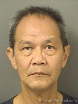 Mugshot of LOP YAN CHUNG booked in Palm Beach County, Florida on June 27, 2026