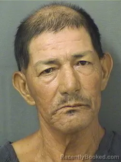 Mugshot of JUAN PABLO SANTIAGO booked in Palm Beach County, Florida on June 27, 2026