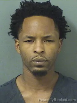 Mugshot of MALIK JAVEL BARRETT booked in Palm Beach County, Florida on June 27, 2026
