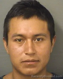 Mugshot of FRAYMAN VELASQUEZLOPEZ booked in Palm Beach County, Florida on June 27, 2026