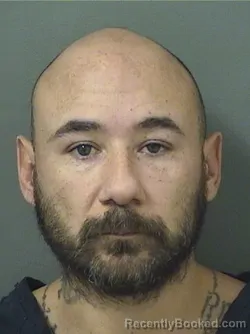 Mugshot of JOSHUA DALE LARKIN booked in Palm Beach County, Florida on June 28, 2026
