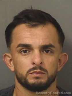 Mugshot of KEVIN ARGHENNY FLORES booked in Palm Beach County, Florida on June 29, 2026
