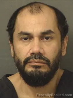 Mugshot of MICHAEL SIANEZ GARCIA booked in Palm Beach County, Florida on June 29, 2026
