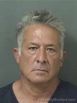 Mugshot of JUAN CARLOS DELGADO booked in Palm Beach County, Florida on July 1, 2026
