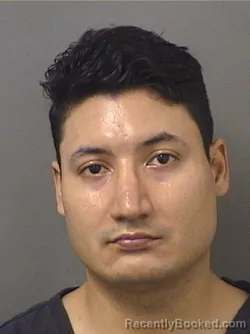 Mugshot of CRISTIAN RENE MONTESDEOCAORTEZ booked in Palm Beach County, Florida on July 1, 2026