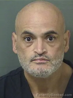Mugshot of DENNIS A PENAARIAS booked in Palm Beach County, Florida on July 1, 2026