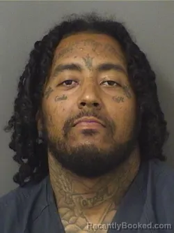 Mugshot of RASHAAN SIVAD DAVIS booked in Palm Beach County, Florida on July 2, 2026