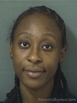 Mugshot of VALENCIA ALISHA SAUL booked in Palm Beach County, Florida on July 3, 2026