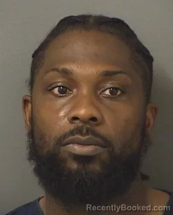 Mugshot of JEREMY LAMAR MONTGOMERY booked in Palm Beach County, Florida on July 3, 2026