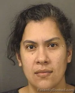 Mugshot of IDALIA ESPINOSA booked in Palm Beach County, Florida on July 3, 2026