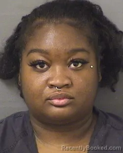 Mugshot of ALEXIA BRITTANY BROWN booked in Palm Beach County, Florida on July 20, 2026