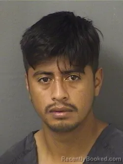 Mugshot of Kevin Octavio Gomez booked in Palm Beach County, Florida on August 10, 2026