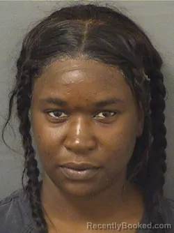 Mugshot of Ferthiana Jeanjacques booked in Palm Beach County, Florida on August 10, 2026