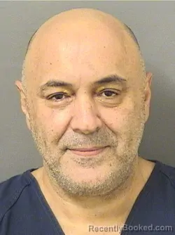 Mugshot of Jeffrey Buongiorno booked in Palm Beach County, Florida on August 15, 2026