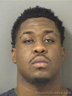 Mugshot of Michael Deontray Jr Daniels booked in Palm Beach County, Florida on August 15, 2026