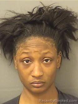Mugshot of Kaliyah Katera Williams booked in Palm Beach County, Florida on August 15, 2026
