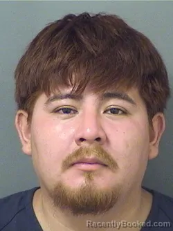 Mugshot of Nick Joshua Garciamendoza booked in Palm Beach County, Florida on August 16, 2026