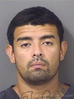 Mugshot of Javier J Chavez booked in Palm Beach County, Florida on August 16, 2026