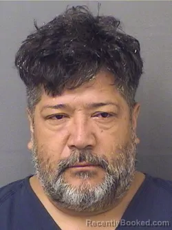 Mugshot of Widven Velasquez booked in Palm Beach County, Florida on August 16, 2026