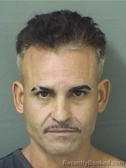 Mugshot of Dagner Enrichpadilla booked in Palm Beach County, Florida on August 16, 2026