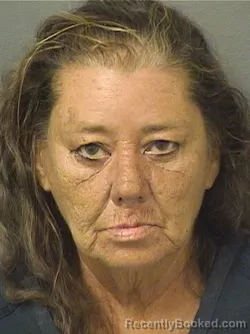 Mugshot of Sharon J Gayoso booked in Palm Beach County, Florida on August 16, 2026