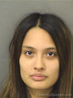 Mugshot of Diana Vanessa Vazquez booked in Palm Beach County, Florida on August 16, 2026