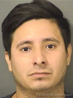 Mugshot of Christian Laragomez booked in Palm Beach County, Florida on August 16, 2026