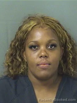 Mugshot of Thea Green booked in Palm Beach County, Florida on August 17, 2026
