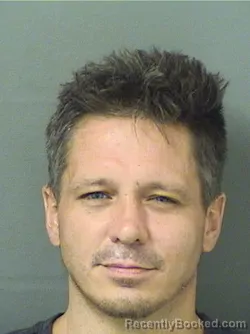Mugshot of Cory P Hmielewski booked in Palm Beach County, Florida on August 17, 2026