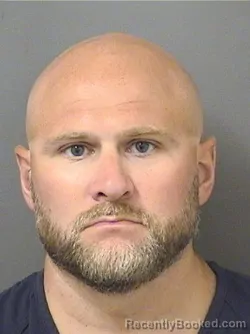 Mugshot of Christopher Joyce booked in Palm Beach County, Florida on August 17, 2026