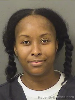 Mugshot of Arketha Lashae Harper booked in Palm Beach County, Florida on August 17, 2026