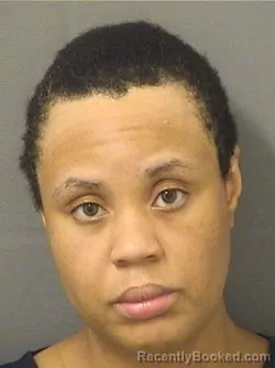 Mugshot of Ashia A Daniels booked in Palm Beach County, Florida on August 17, 2026