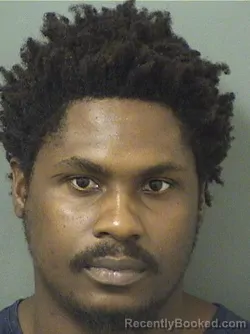 Mugshot of Ryan Deandre Carter booked in Palm Beach County, Florida on August 17, 2026