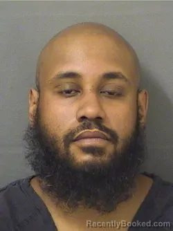 Mugshot of Johnny L Ortiz booked in Palm Beach County, Florida on August 18, 2026