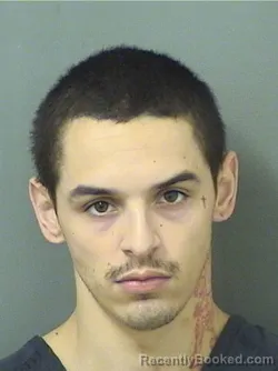 Mugshot of Jayson Abel Miranda booked in Palm Beach County, Florida on August 18, 2026