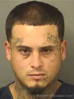 Mugshot of Alejandro Banda booked in Palm Beach County, Florida on August 18, 2026