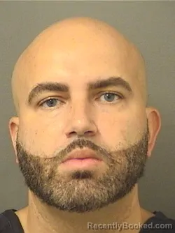 Mugshot of Eric Banks booked in Palm Beach County, Florida on August 18, 2026